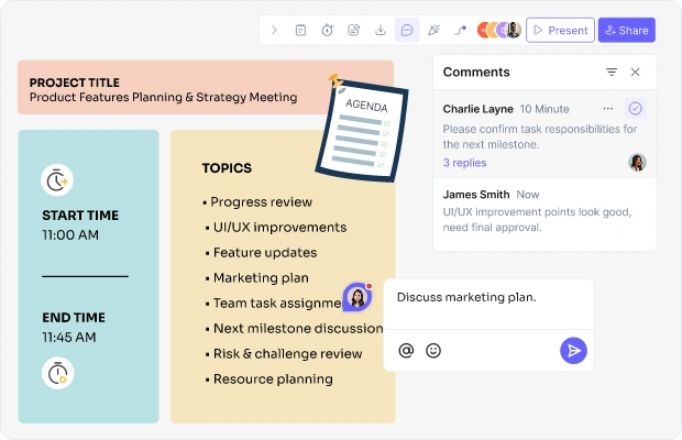 What is an Agenda Builder?
