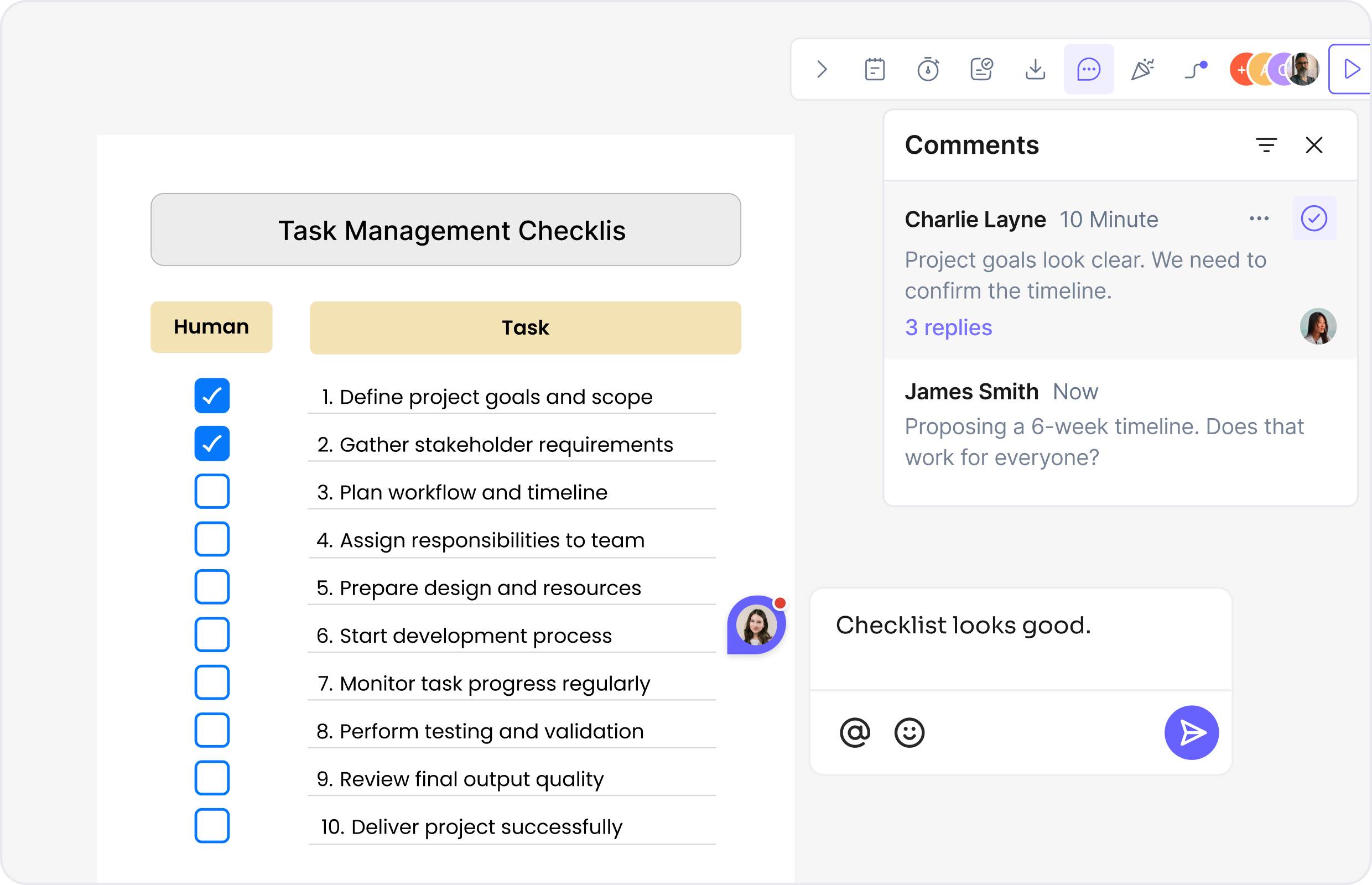 Checklist Definition