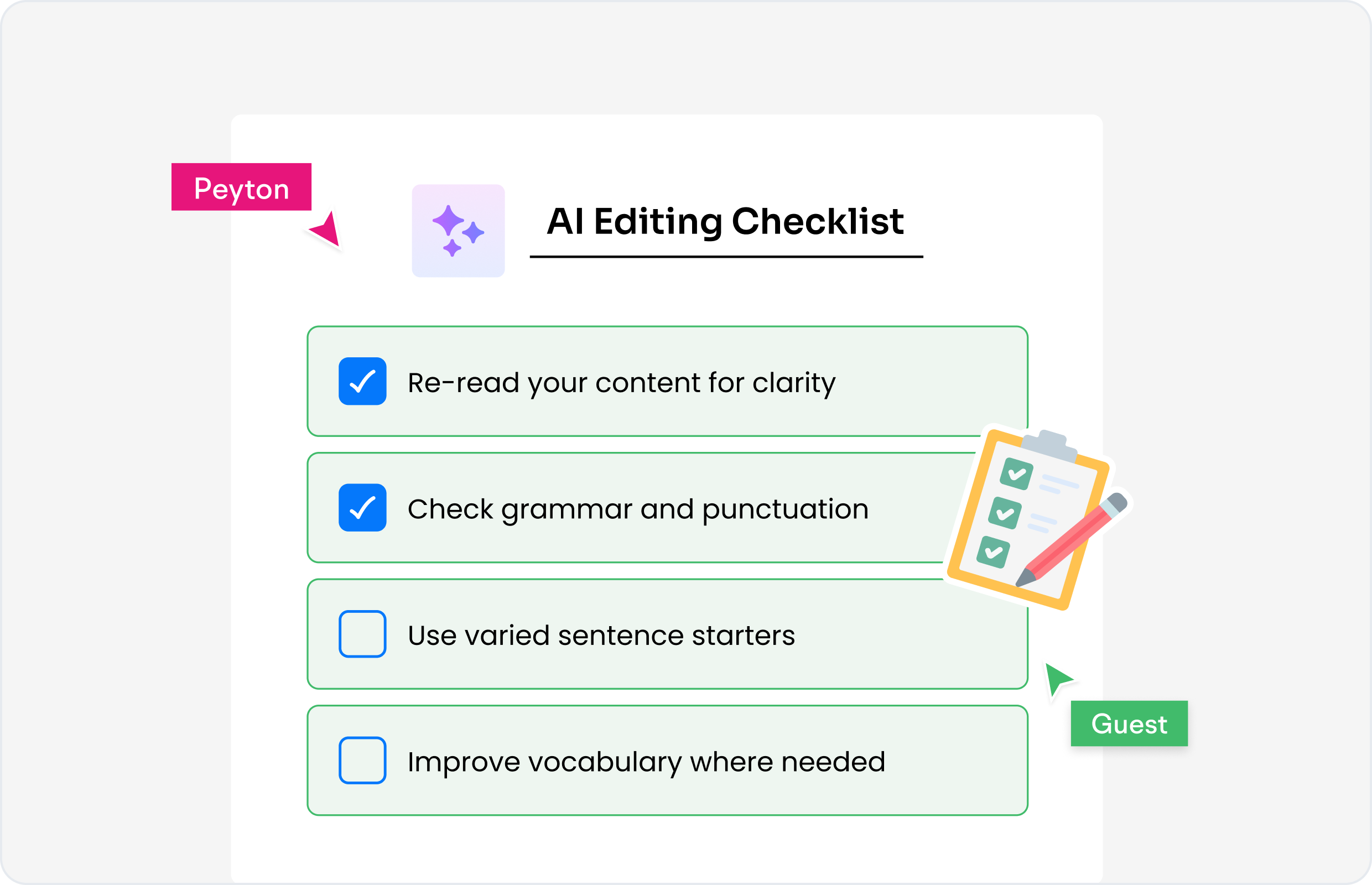 What is a Checklist?