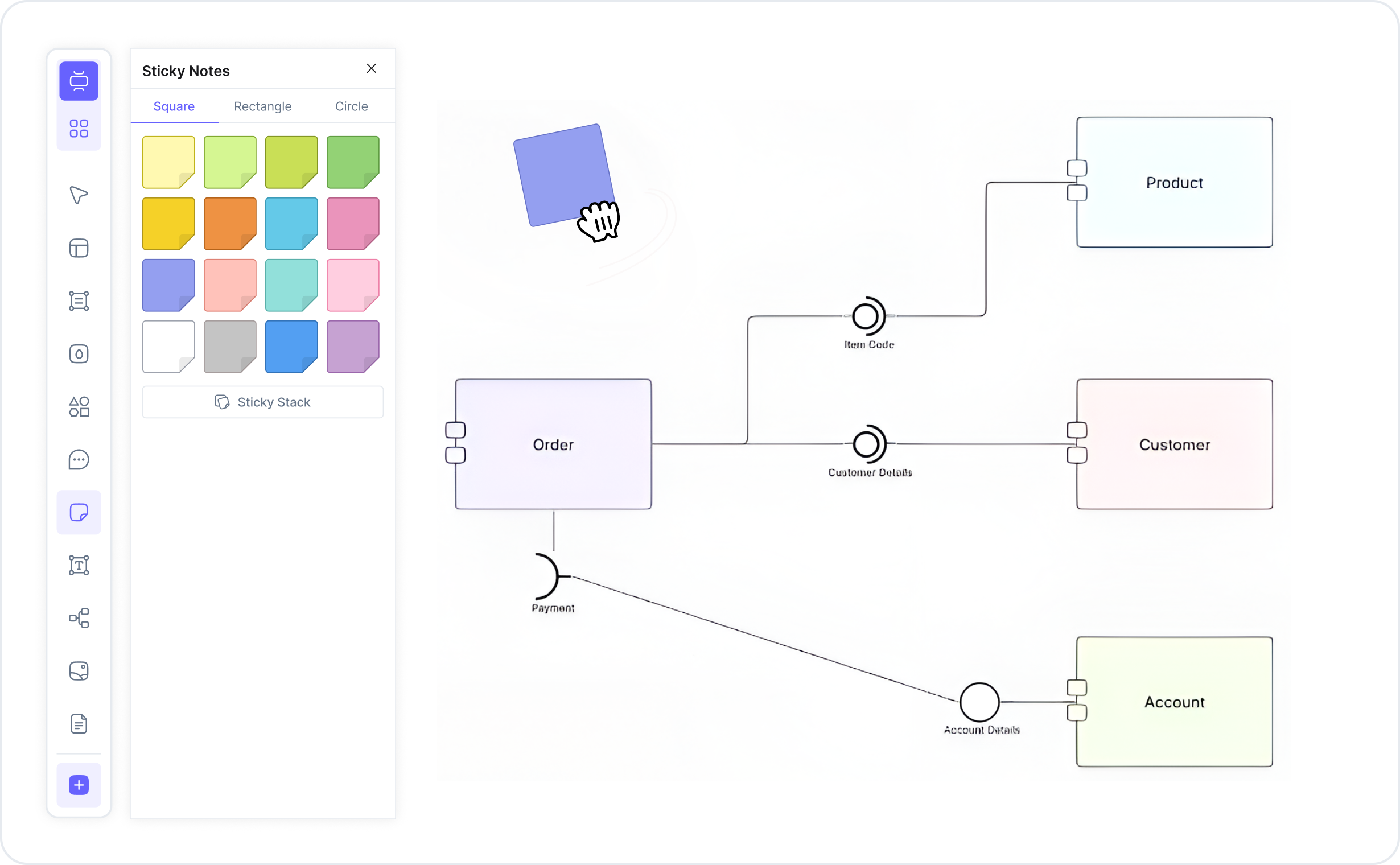 What is a deployment diagram — example showing microservices nodes, containers, and artifact deployment