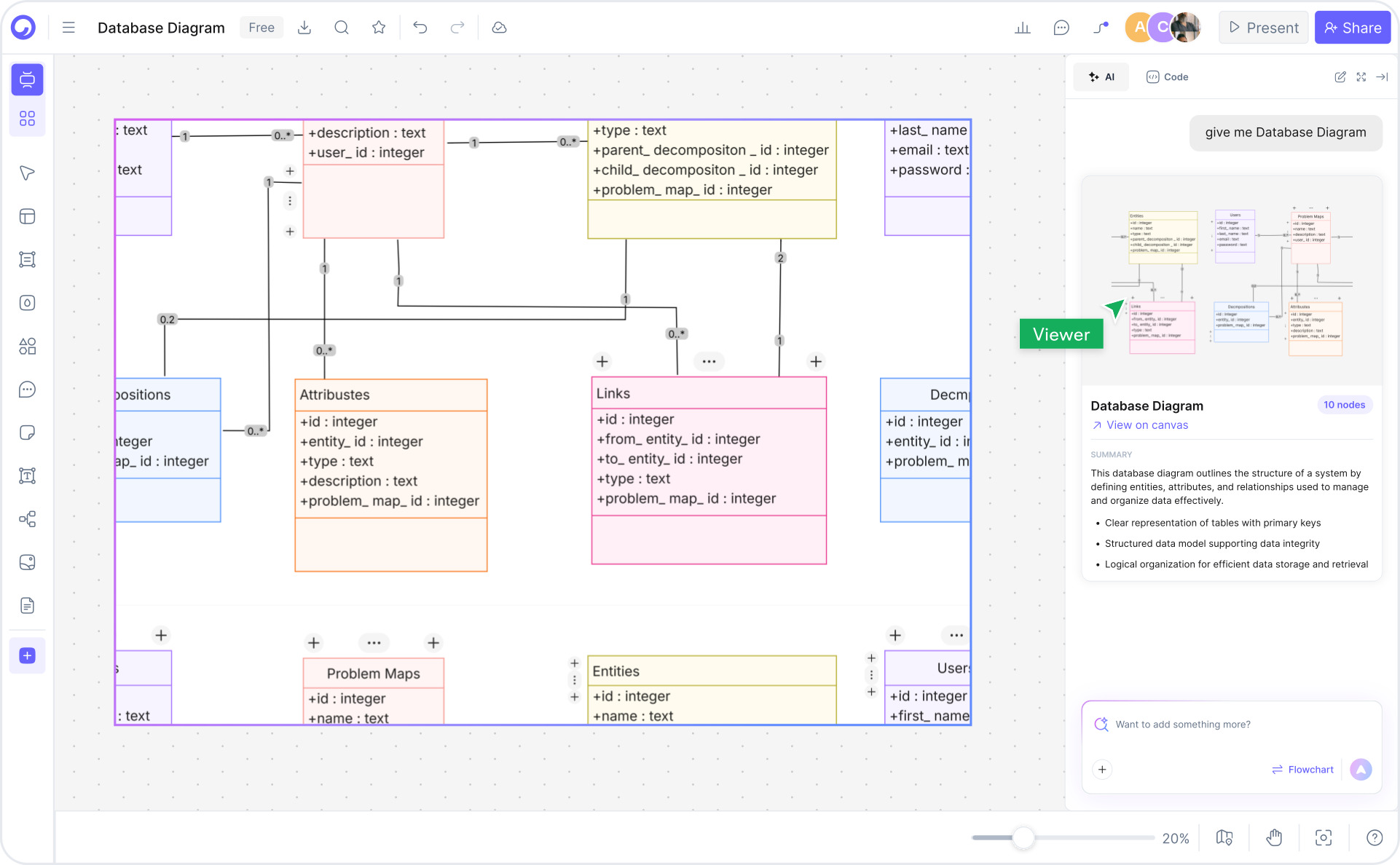 How to make a database diagram with Cloudairy — four steps from prompt to SQL export