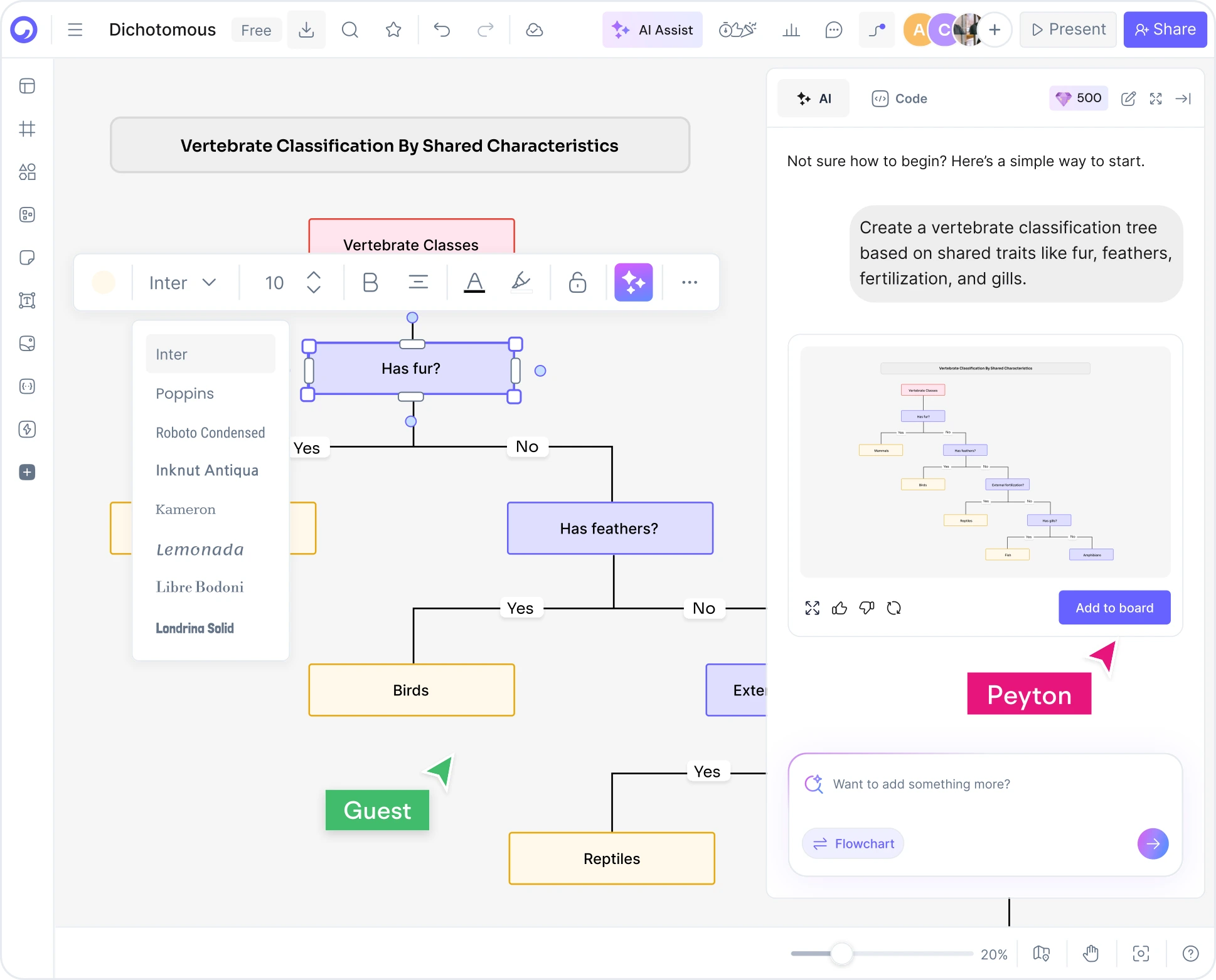 How to Make a Dichotomous Key with AI