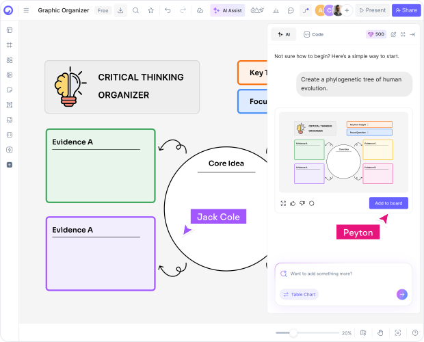 How to Make a Graphic Organizer with AI