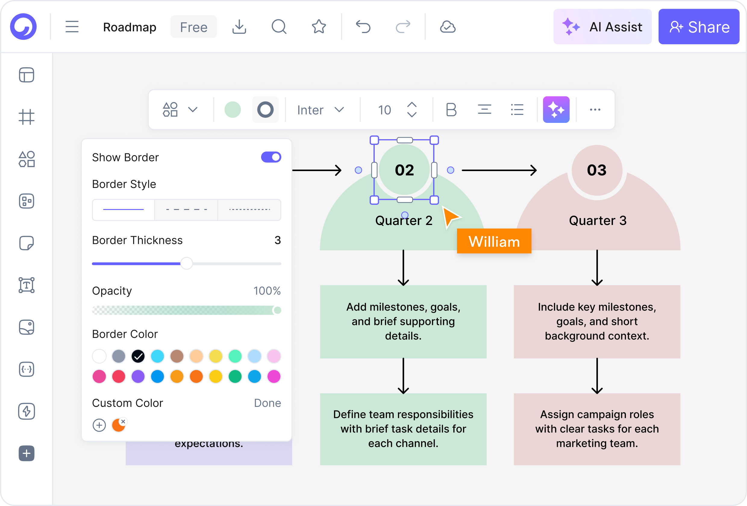 Parts of a Roadmap