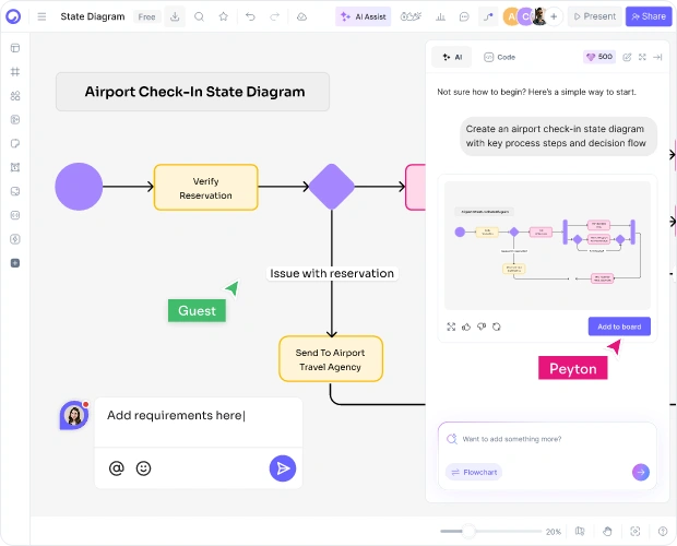 How to Make a State Diagram with AI