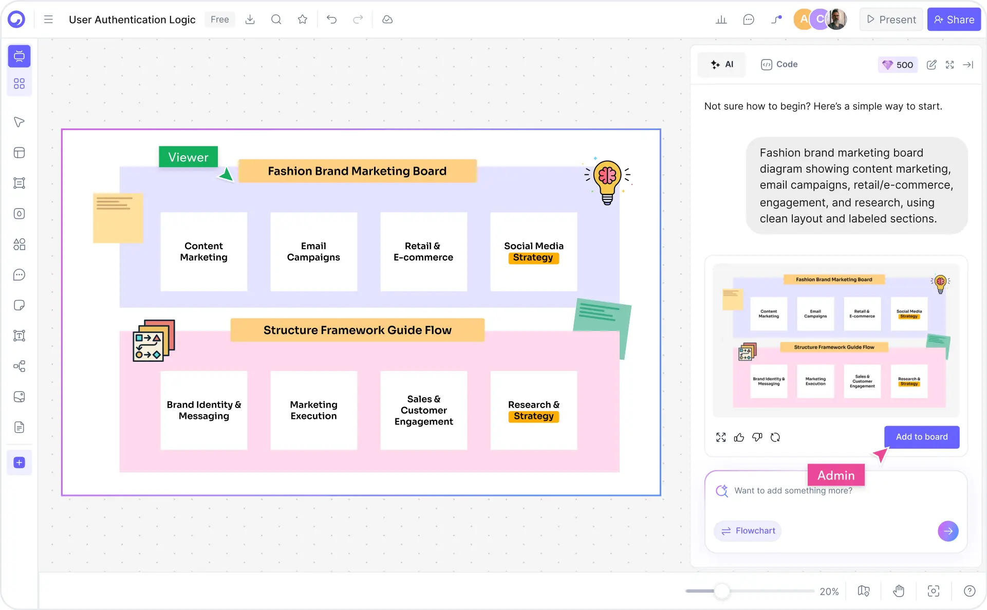 How to make a system design diagram with Cloudairy — four steps from prompt to export