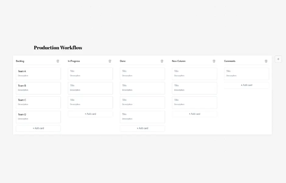 Production Workflow