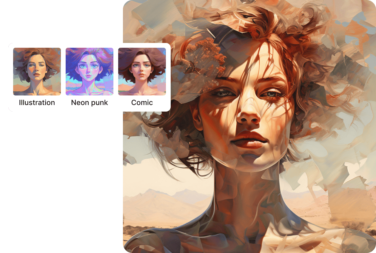 AI-Powered Image Styles Preview
