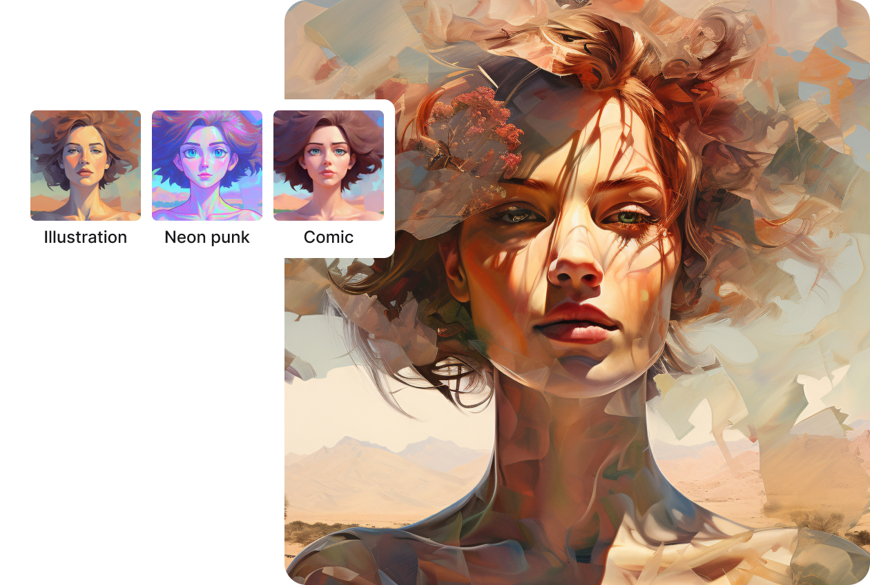 AI-Powered Image Styles Preview