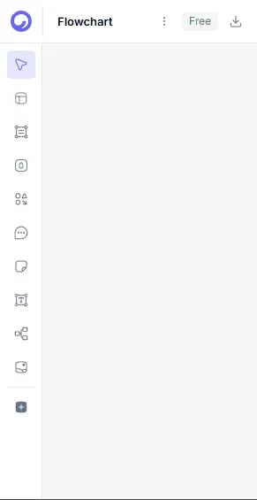 The editor left toolbar